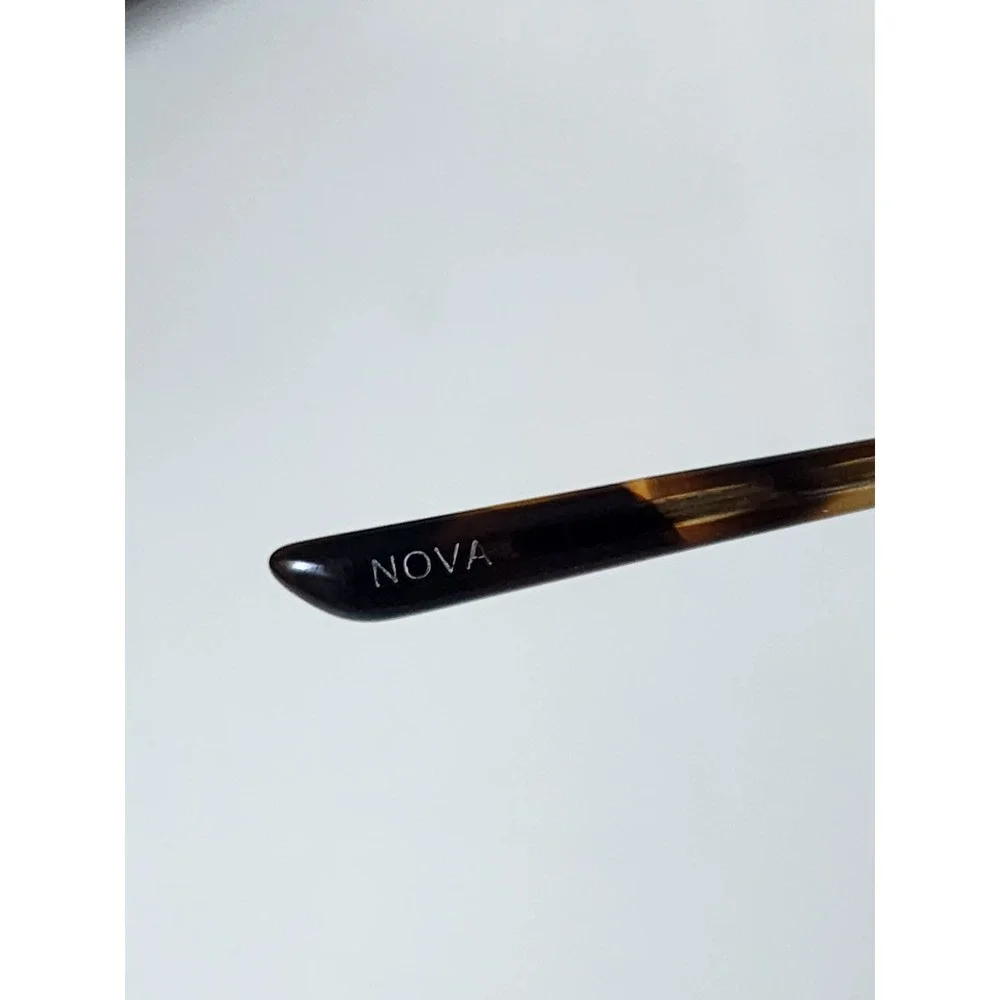 DIFF‎ Eyewear Nova Sunglasses Gunmetal Geometric Rimless Heptagon GM-BG44P New